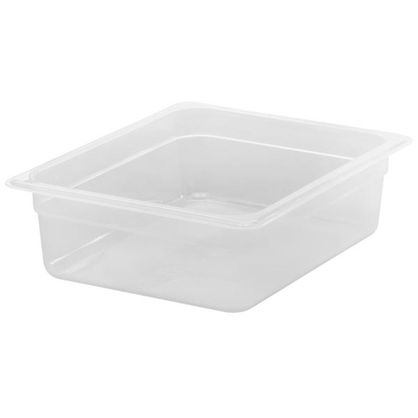 (6 adet) CAMBRO | Polipropilen GN küvet 1/2 - Yarı saydam - Yükseklik: 100 mm
