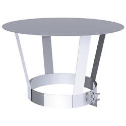 غطاء مطر للمدخنة ستانلس ستيل - Ø 250 mm