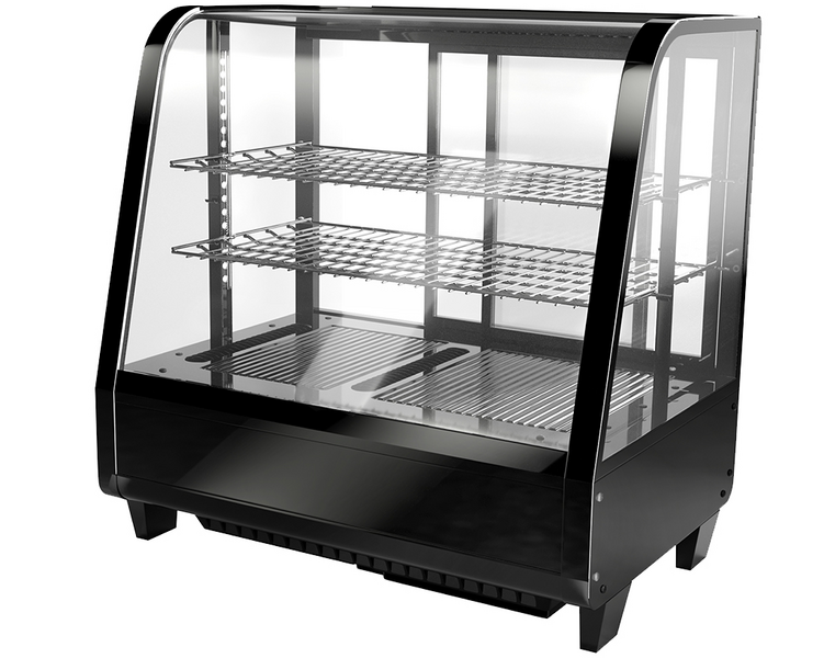 Vitrina Vitrina Refrigerada Mesa 100 Litros / Negra