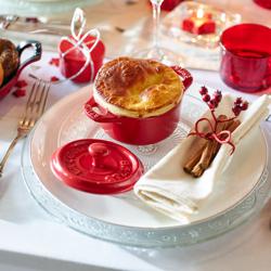 STAUB | CERAMIQUE - Kookpot set van 4 - Ø 100mm - Keramiek - Kersenrood