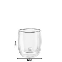 ZWILLING | SORRENTO - Copo para café expresso com parede dupla - 80 ml - 2 peças