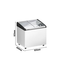 LIEBHERR | Congélateur coffre - 143 litres - Avec couvercle en verre coulissant - Blanc