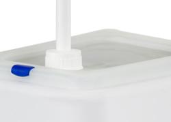 Sausdispenser - polypropyleen - 2L - 210x220x210mm - wit