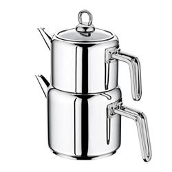 Čajová konvice Set - 1,3 l - Nerezová ocel - pro indukci