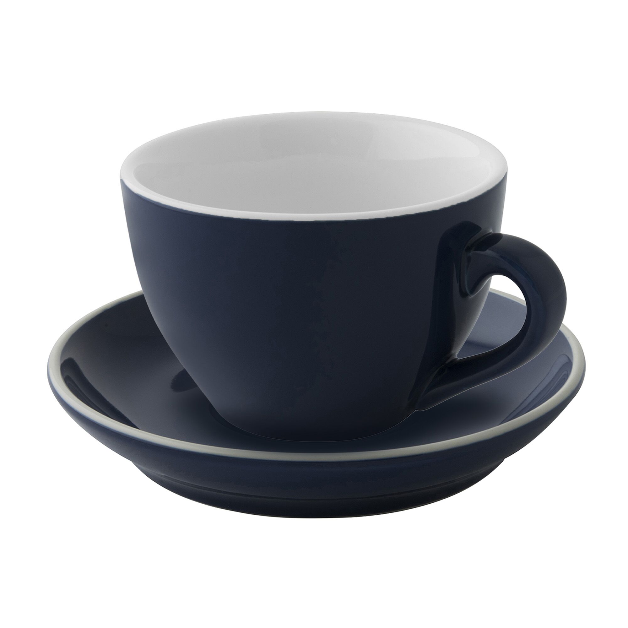 (6 pièces) COLORS – Tasse à cappuccino – 180 ml – Bleu