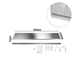 Socle en  inox - Longueur : 500mm