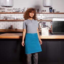KARLOWSKY| Basic Waist/Bistro Apron – 700x550 mm - Turquoise - Polyester