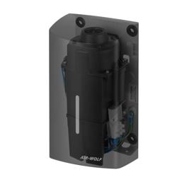 (2 pezzi) AIR-WOLF | Asciugamani elettrico con sensore a infrarossi - Acciaio inox nero opaco