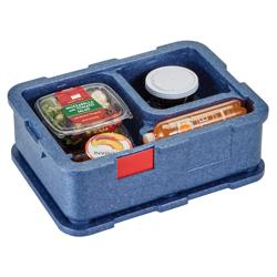 CAMBRO | Cam GoBox® Meal Transport Box – 4‑compartment – 485×350×165 mm – Blue