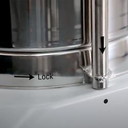 Tagliaverdure elettrico professionale - 735W - con kit 4 dischi da taglio/grattugia - acciaio inox