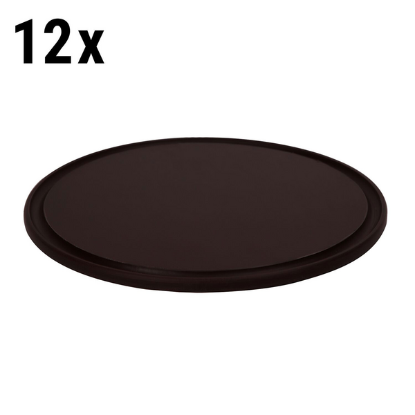 (12 piezas) Plato de polietileno para pizza - Ø 340mm