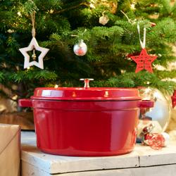 STAUB | LA COCOTTE - Kookpot - Ø 300mm - Gietijzer - Kersenrood