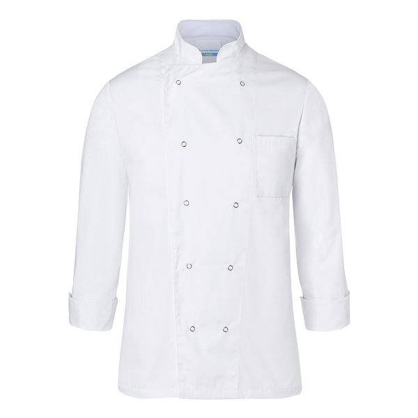 KARLOWSKY | bluza kucharska Basic - Biały - Rozmiar: XS	
