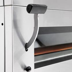 Four à étages de boulangerie avec fonction vapeur - tactile - 2 chambres de cuisson - avec hotte et chambre de fermentation 8 x EN 600 x 400 - inox