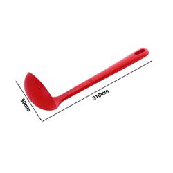 BALLARINI | ROSSO - Chochla do zupy - długość: 310 mm - silikon - czerwona