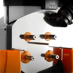 Elektrische sinaasappelpers - met koeling, automatische fruittoevoer, sapopslag, reinigingsmodus & Onderstel - Zilver