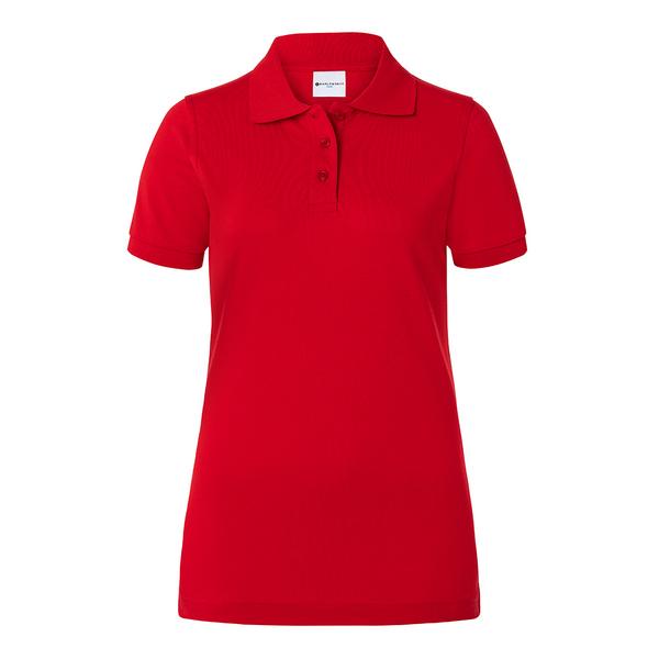 (6 stuks) KARLOWSKY | Dames Werkkleding Poloshirt Basic - Rood - maat: S