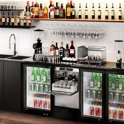 Double-skinned Compact Glasswasher - Digital - 3.4kW - with Drain Pump, Detergent & Rinse Aid Pumps & Wi-Fi Option