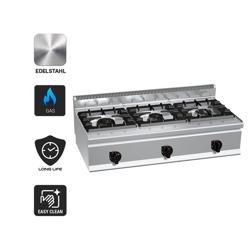 Fornello a gas - 31 kW - 3 bruciatori 