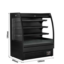 Witryna chłodnicza naścienna - 1200 mm - 380 litrów - z 3 półkami