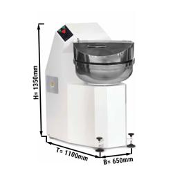 Impastatrice a spirale per panifici - 52L / 35kg - 2 velocità - testa fissa - 400V trifase - per panificazione