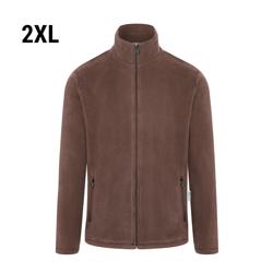 KARLOWSKY | Men's Workwear Fleece Jacket Warm-Up - Light Brown - Size: XXL