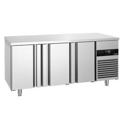 Balcão refrigerado - 1800x700mm - rückseitig 3 portas - com frente de vidro