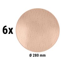 (6 sztuk) SELTMANN WEIDEN | Talerz płaski - Ø 280 mm - stary róż