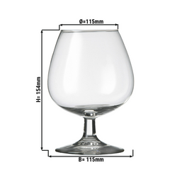 (12 pezzi) Bicchiere da cognac - SPECIALS - 800 ml