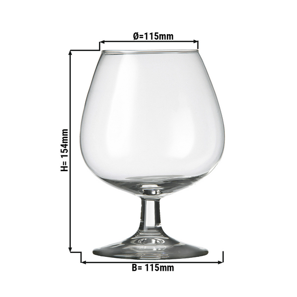 (4 db) Konyakospohár - PARIS - 800 ml