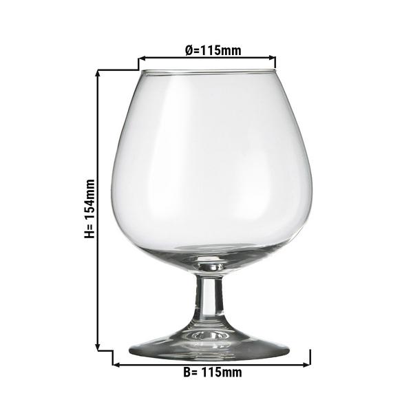 (4 st) Cognacglas - SPECIALS - 80 cl