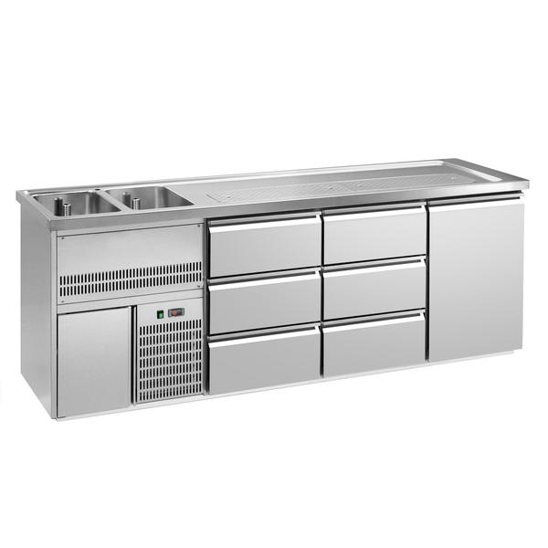 Biertoog Premium PLUS - 2500x700mm - 1 deur & 6 laden