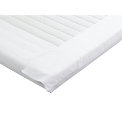 (10 stuks) Bedlaken - 180 x 295 cm - Wit	 