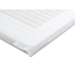 (10 Stück) Bettlaken - 140g/m² - 160x295cm - Weiß