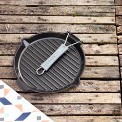 STAUB | GRILL PANS - Poêle à griller avec bec verseur - Ø 280 mm - Fonte - Noir