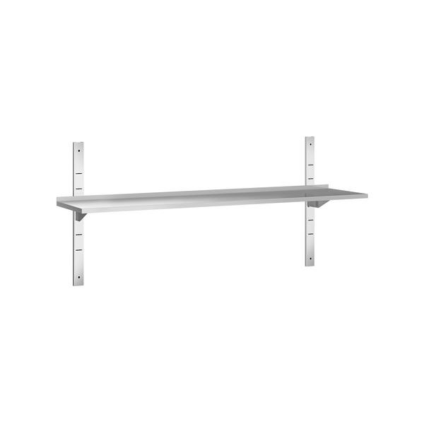 RVS wandplank PREMIUM - 1600x400mm