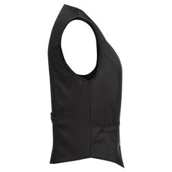 (6 pieces) KARLOWSKY | Ladies Waistcoat Lena – Black - Size 38 - Tailored Fit - 4 Press-Studs