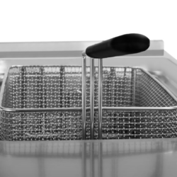 Friteuză electrică 22 litri - cu sistem de filtrare a uleiului