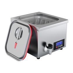 Sous-Vide-Garer/Softcooker - 16 Liter - GN 2/3 - 500 Watt - mit Ablasshahn & Deckel
