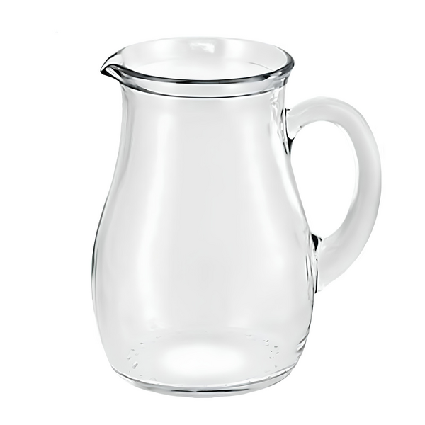 (6 piezas) Jarra de cristal - VILLAGE - 250ml - con asa