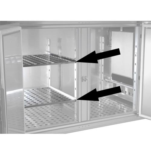 Ράφι ενδιάμεσο ανοξείδωτο - 475x530 mm - για σειρά BRS & BLS - Ύψος: 13 mm