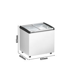 LIEBHERR | Vrieskist - 163 liter - glazen schuifdeksel - Wit