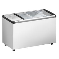 LIEBHERR | Zamrażarka skrzyniowa - 280 litrów - z przesuwaną szklaną pokrywą - Biała