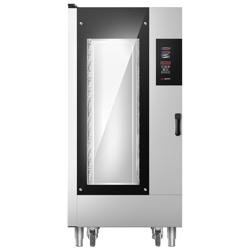 Forno combinato a vapore per panificazione-Elettrico-Forno combinato a vapore - Digitale - 16x EN 600x400 - incl. Carrello portateglie & Sonda al cuore