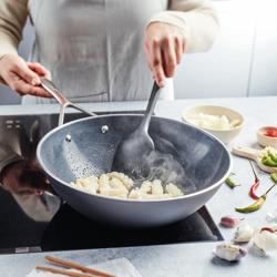 DEMEYERE | ALU PRO 5 - Wok sa ravnim dnom - Ø 300 mm - Aluminij 