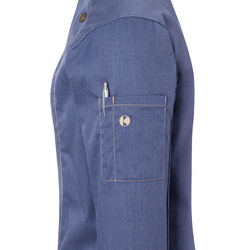 KARLOWSKY | Traper ženska kuharska jakna - Vintage Blue - Veličina: 46 
