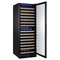Weinkühlschrank Edelstahl ECO - 2 Klimazonen - 421 Liter - max. 160 Flaschen