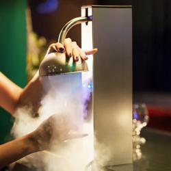 Glasfrostare via LED-lampor