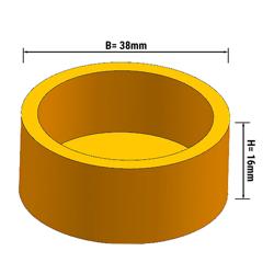 TMNP Tartlet Mould Plates – Round - 30 cavities - Ø37 mm