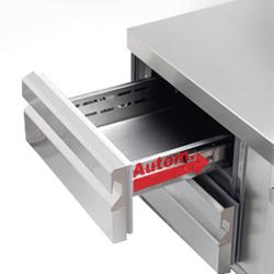 Commercial Undercounter Fridge PREMIUM PLUS - -2 to +8°C - 1000mm - 2 Drawer - 2x GN 1/1 - 100L